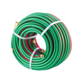 Oxygen Acetylene Hose 1/4-Inch x 100FT T Grade Hose 300PSI Max Working Pressure