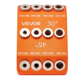 Drill Guide 30/45/90 Degree Angle 4 Sizes Portable Precision Drilling Guide Jig