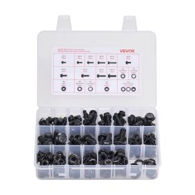 280 Pcs Bolts Nuts Assortment Kit Metric Alloy Steel M6 M8 M10
