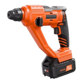 20V SDS-Plus Cordless Rotary Hammer Drill Kit 0.6-Inch 1000RPM 2 Functions